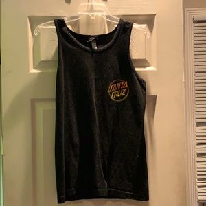 black santa cruz tank top